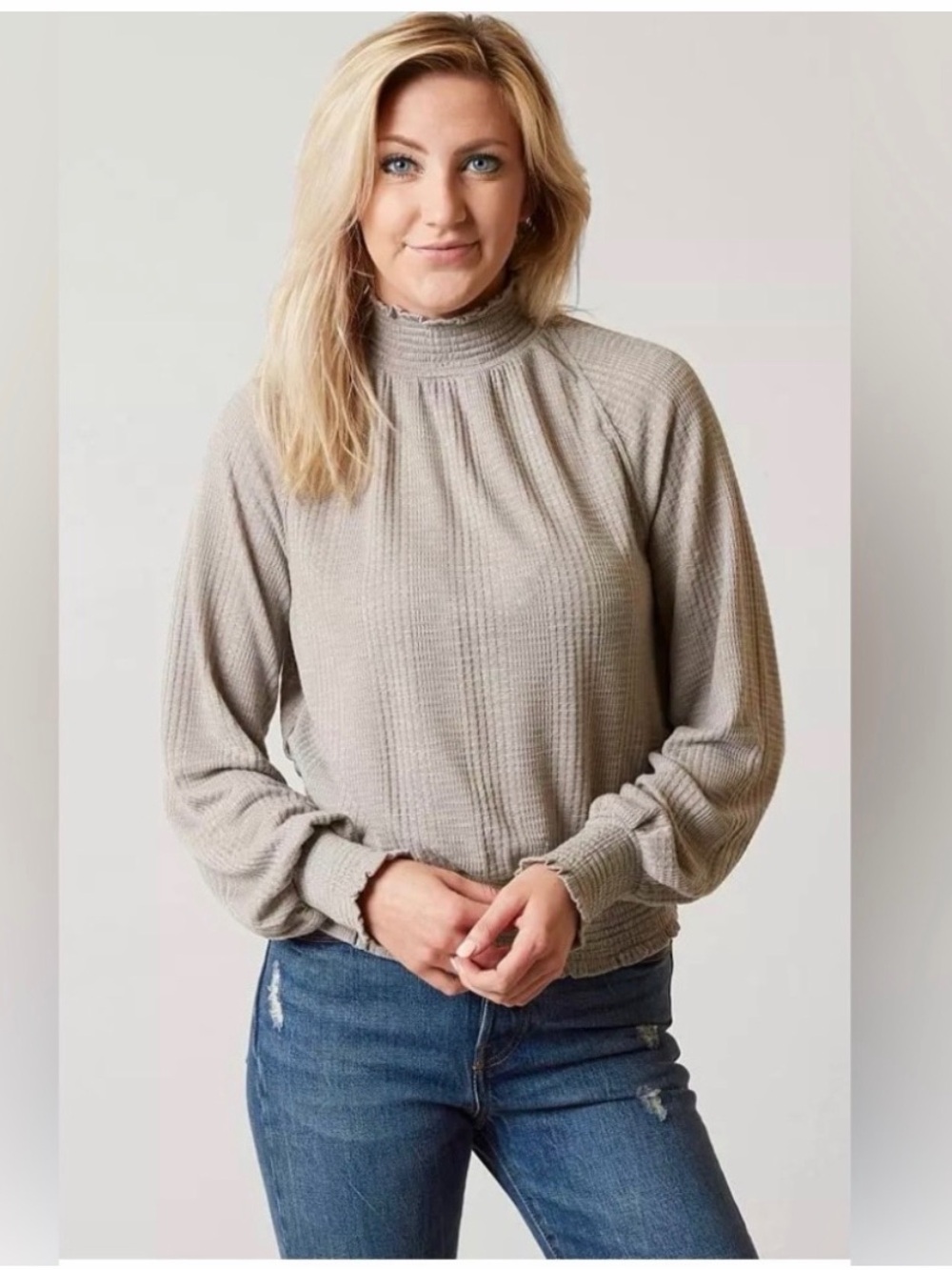 Free People Boulevard Textured Top size S